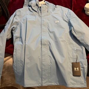 Under Armour Sky Blue rain jacket